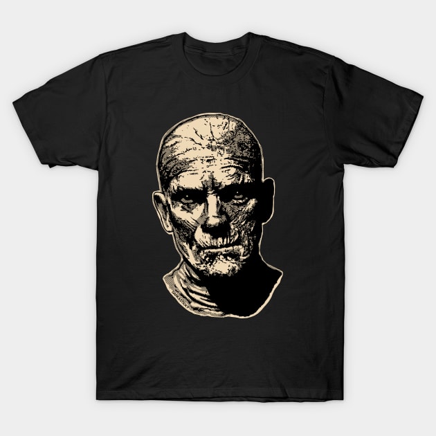 The Mummy- Boris Karloff T-Shirt by Dark & Sticky